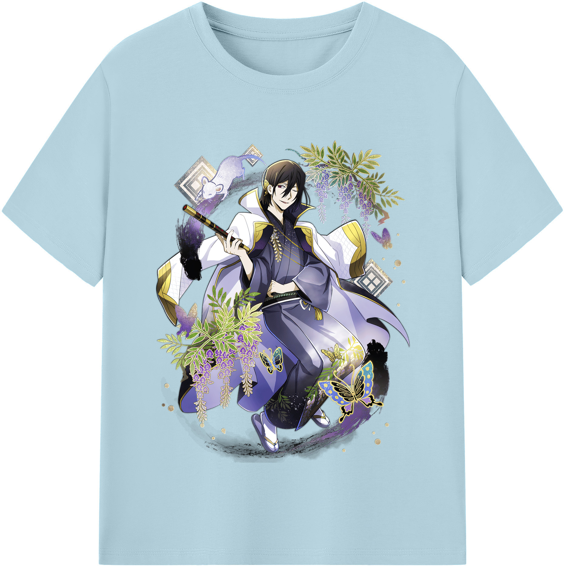 （画像用） 文豪ストレイドッグス Bungo Stray Dogs 綿100％半袖Tシャツ（フロントプリント）